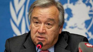 UN Secretary General Antonio Guterres to Be on Four-Day Visit to India With Focus on Renewable Energy