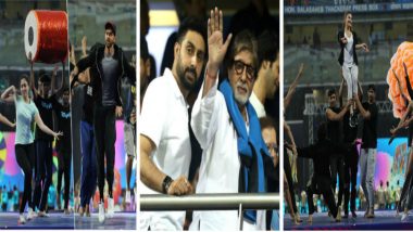 IPL 2018 Opening Ceremony: Bollywood Cheers Cricket, Prabhudeva & Varun Dhawan Dance, Amithab Bachchan with Abhishek Grace the Opening Tie