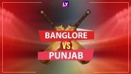 RCB vs KXIP LIVE IPL 2018 Streaming: Get Live Cricket Score, Watch Free Telecast of Royal Challengers Bangalore vs Kings XI Punjab on TV & Online