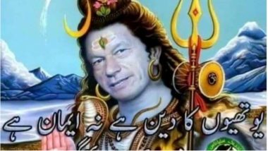 Imran Khan’s Picture as Lord Shiva Goes Viral, Creates Outrage in Pakistan: View Morphed Pic