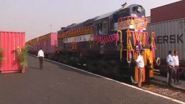 First India-Bangladesh Container Train Flagged Off