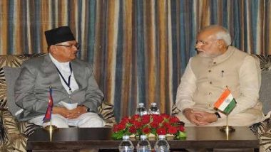 Prime Minister Narendra Modi and Nepalese Counterpart Khadga Prasad Oli Hold Talks; Seek to Reset Indo-Nepal Ties