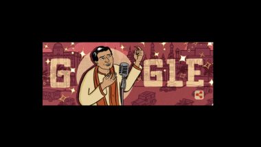 K. L. Saigal 114th Birth Anniversary: Google Doodle Honours First Superstar of Hindi Film Industry