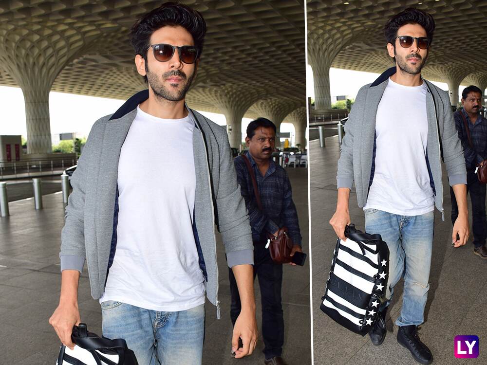 Kartik Aaryan looks super cool in basics Kartik Aaryan looks super cool in basics