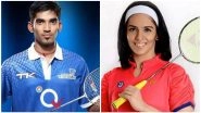 Badminton World Championship 2018: Ace Indian Shuttlers Saina Nehwal and Kidambi Srikanth Advance in the Next Round