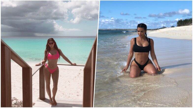 Kim Kardashian West Paddleboarding At the Island of Turks and Caicos Twitterati Recalls An Iconic Episode After Watching the Video