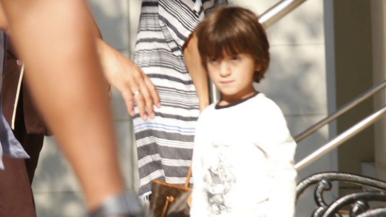 AbRam Shouts ‘No Pictures’ As He Gets Nervous Upon Seeing Media Frenzy Outside Aaradhya Bachchan’s Birthday Bash - Watch Video
