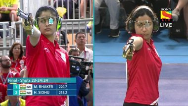 Manu Bhaker Wins Gold, Heena Sidhu Gets Silver in Women's 10m Air Pistol Event At CWG 2018! India Surging Ahead in Medal Tally