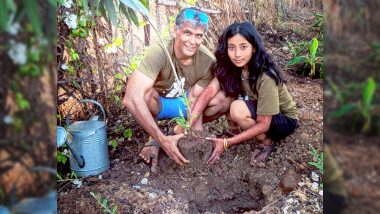 So Thoughful! Newlyweds Milind Soman and Ankita Konwar Plant a Sapling for every Guest who Attended their Wedding