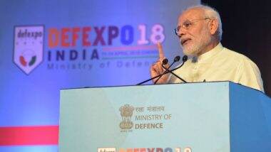 DefExpo 2018: Prime Minister Narendra Modi Launches 'Make in India' Pavilion