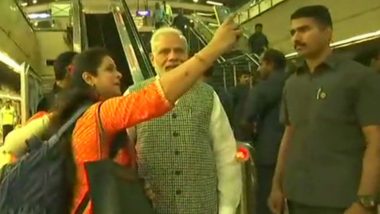 PM Narendra Modi Takes Metro to Inaugurate Dr BR Ambedkar National Memorial in New Delhi