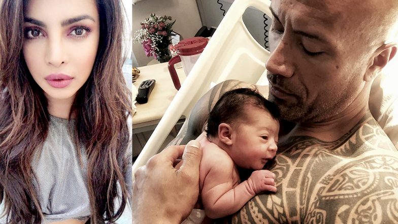 Priyanka Chopra Congratulates Dwayne 'Rock' Johnson as he Welcomes Third Baby Girl Tiana