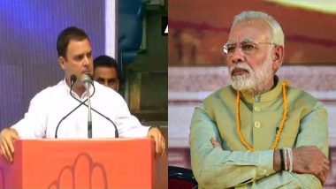 Narendra Modi Should Chant 'Anil Ambani Ki Jai' Instead of 'Bharat Mata Ki Jai', Says Rahul Gandhi; PM Hits Back