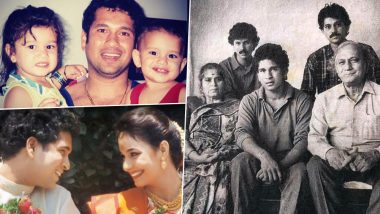 Sachin Tendulkar's Life in Pictures: Unseen Childhood, Teenage and Family Pics to Treasure on God of Cricket's 45th Birthday