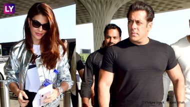 Salman Khan and Jacqueline Fernandez Leave for Delhi to Kickstart Race 3 Promotions? - Check out Pics