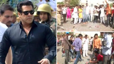 Bishnois Celebrate Salman Khan's Conviction in Blackbuck Poaching Case by Bursting Crackers - Watch Video