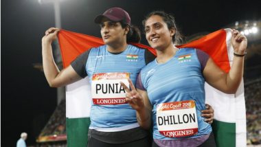 Seema Punia and Navjeet Dhillon Win Silver and Bronze Medals in Women's Discus Throw for India at CWG 2018