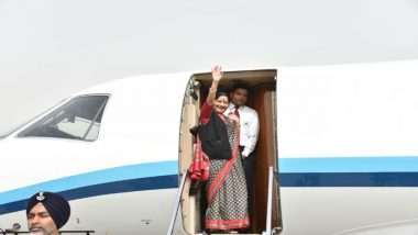Sushma Swaraj Arrives in Beijing, to Hold Talks with Wang Yi