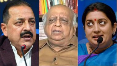 TN Seshan Death Hoax: I&B Minister Smriti Irani & Union MoS Jitendra Singh Fell Victim to Fake News