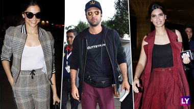 Deepika Padukone to Tiger Shroff: These Airport Looks of Bollywood Celebrities are Winning Hearts!