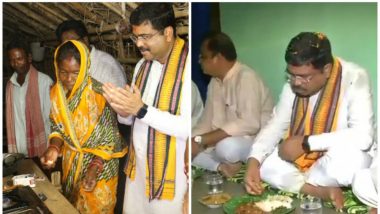 Rashtriya Gram Swaraj Abhiyan: Dharmendra Pradhan Spends Night with Villagers at Haripur Village in Mayurbhanj