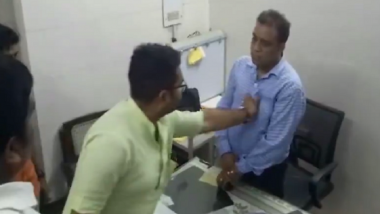 BJP Worker Slaps Radiologist, Who Was Demanding Rs 15,000 at Hospital in Hardoi: Watch Video