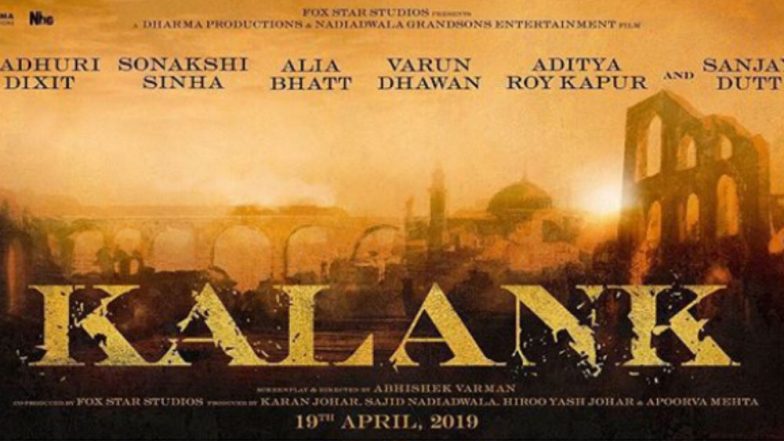Alia Bhatt-Varun Dhawan, Sanjay Dutt-Madhuri Dixit Reunite for Karan Johar's Kalank - Read Official Statement