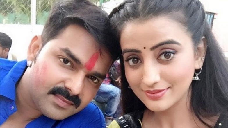 784px x 441px - Pawan Singh Thrashes Co-Star Akshara Singh! Bhojpuri Actor Held ...