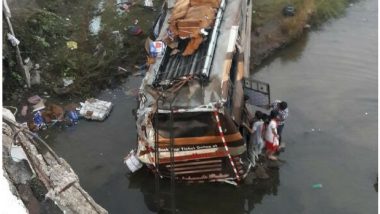 Odisha Bus Accident: 2 Dead, 30 Injured as Bus Falls Down 30 Feet From a Bridge on NH26, Near Kalahandi