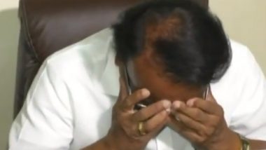 BJP Leader Shashil Namoshi Cries After Party Didn't Give Him Ticket! Watch Video of Shocked Neta in Tears