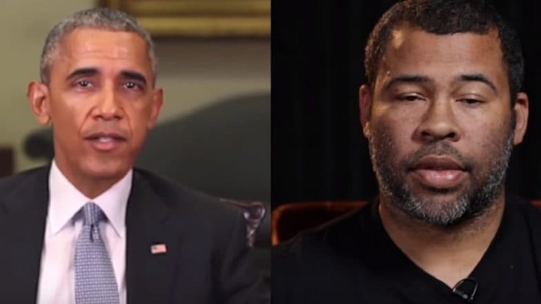 Barack Obama issues warning in creepy, foul-mouthed 'public address' Barack Obama issues warning in creepy, foul-mouthed 'public address'