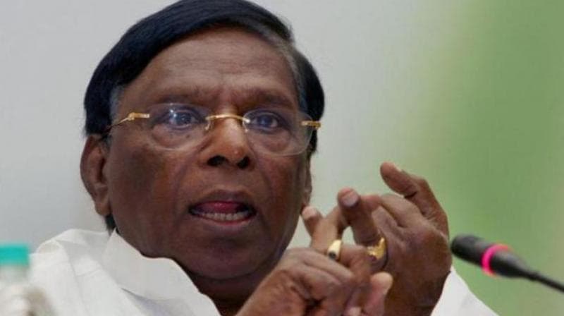 Puducherry CM V Narayanasamy Hits Out at Centre, Says 'Declare Us as Transgenders'; Watch Video Puducherry CM V Narayanasamy Hits Out at Centre, Says 'Declare Us as Transgenders'; Watch Video