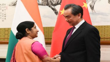 Sushma Swaraj Meets Wang Yi, Discusses India-China Ties