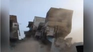 Agra Building Collapse: Watch Burrow Rats Bring Down the Three-Storey Structure in this Video