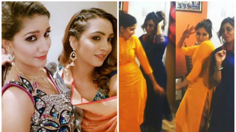 Bigg Boss 11 Contestants Sapna Chaudhary and Arshi Khan Groove to Rashke Qamar in this Viral Video