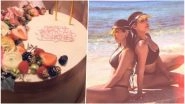 Kourtney Kardashian&rsquo;s 39th Birthday Cake Pics: Kim Throws Her Sister an Early Birthday Party, Shows Off as Instagram Video