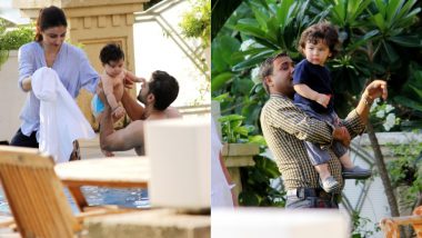 Taimur Ali Khan and Inaaya Naumi Kemmu are Cute Cousins! These Pictures Near the Pool Prove It Why