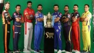 IPL 2018: 8 Captains Shoot for the &lsquo;Spirit of Cricket&rsquo; Pledge in Mumbai Ahead of the T20 Season