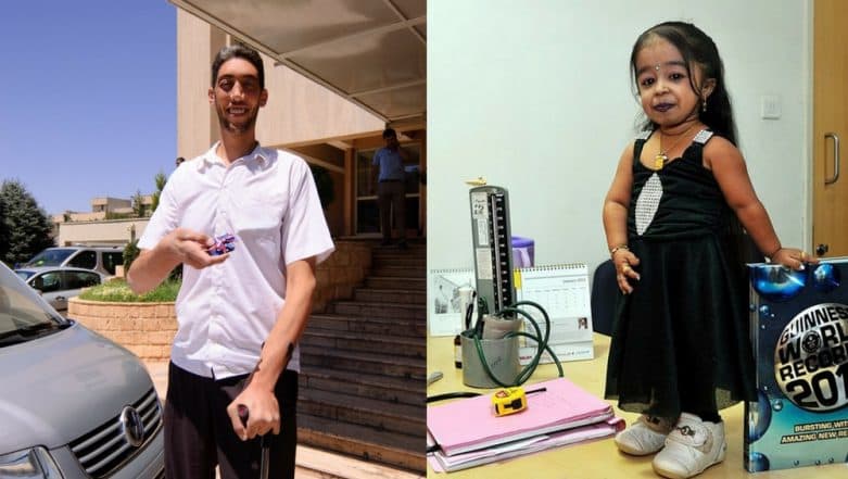 World S Tallest Man And The World S Shortest Woman Come