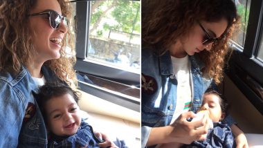 Kangana Ranaut Is Giving Us Major 'Maasi' Goals In These Pictures With Her Nephew Prithviraj