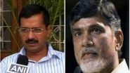Third Front Building Up? Delhi CM Arvind Kejriwal to Meet Andhra CM Chandrababu Naidu in Delhi