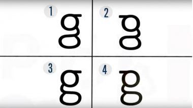 Do You Know That There are Two Forms of the Lowercase Letter ‘g’? Twitterati is Confused!