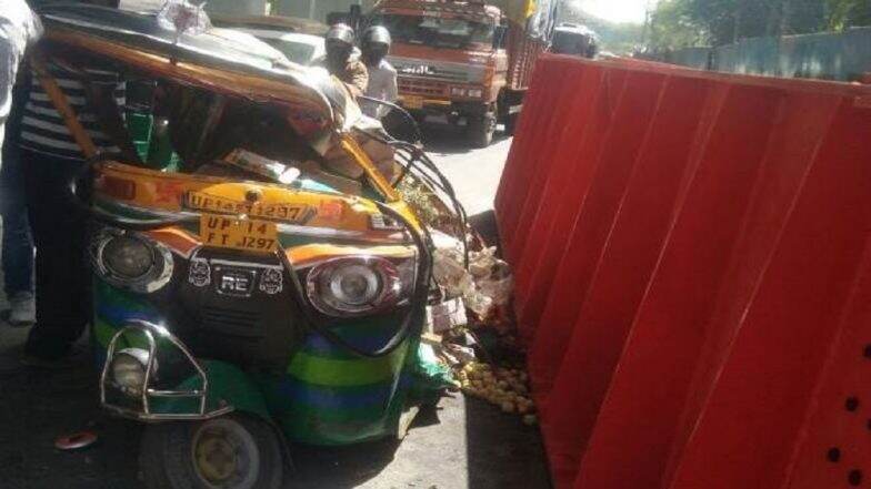 Delhi Metro steel girder falls in Ghaziabad, seven injured