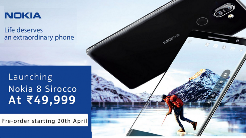 Nokia 7 Plus, Nokia 8 Sirocco Online Pre-order Opens Today at 12pm; Price, Features & Specifications