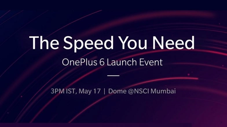 OnePlus 6 Launching in India on May 17 in Mumbai