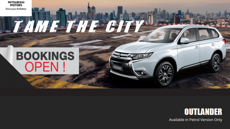 Mitsubishi Outlander Official Bookings Open in India; Features, Specifications & More
