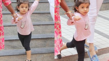 Shahid Kapoor and Mira Rajput's Little One Misha Strikes a Pose for the Paparazzi Outside Her Playschool - View Pics