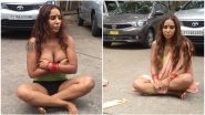 Telugu Star Sri Reddy Strips in Public to Protest Over Lack of Employment