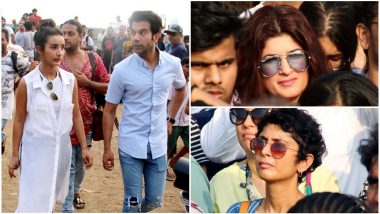 Twinkle Khanna, Rajkummar Rao, Kiran Rao Lead Protests to Demand Justice for Kathua and Unnao Rape Victims - View Pics