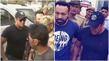 First Pics Out! Salman Khan is Out of Jail After Getting Bail; Leaves For Mumbai Amidst Tight Security